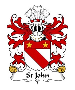 Welsh/S/St-John-(of-Fon-mon-Glamorgan)-Crest-Coat-of-Arms