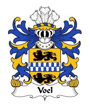 Welsh/V/Voel-(of-Haverfordwest-Pembrokeshire)-Crest-Coat-of-Arms