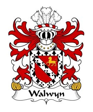 Welsh/W/Walwyn-(Hellens-Herefordshire)-Crest-Coat-of-Arms