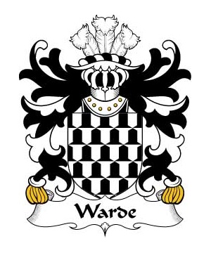 Welsh/W/Warde-(de-la-of-Denbighshire)-Crest-Coat-of-Arms