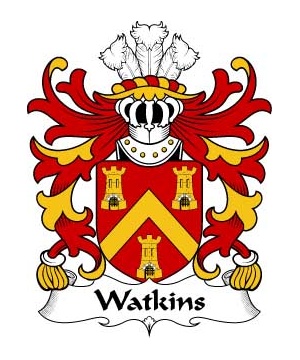 Welsh/W/Watkins-(of-Pembrokeshire)-Crest-Coat-of-Arms