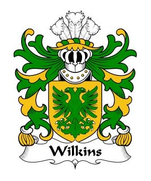 Welsh/W/Wilkins-(of-Glamorgan)-Crest-Coat-of-Arms