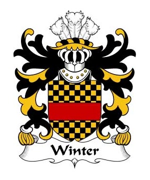 Welsh/W/Winter-(of-Llan-gain-Carmenthenshire)-Crest-Coat-of-Arms