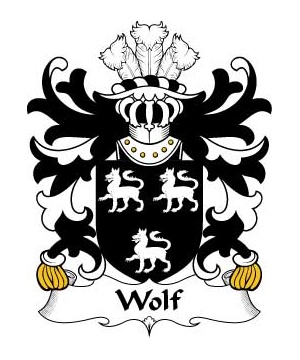 Welsh/W/Wolf-(of-Wolvesnewton-and-Usk-Monmouthshire)-Crest-Coat-of-Arms