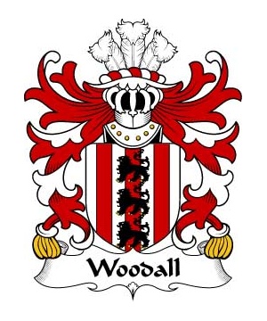 Welsh/W/Woodall-(or-Wodehall-of-Flint)-Crest-Coat-of-Arms