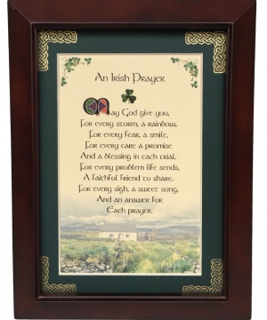 Irish Prayer - May God Give You - 5x7 Blessing