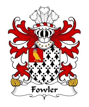 Fowler (Daughter m. Vaughan of Pant glas) Crest-Coat of Arms