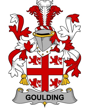 Goulding or O'Goillin Crest-Coat of Arms