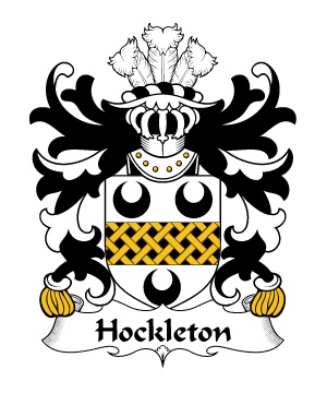 Hockleton (of Tre-rgarreg, Church Stoke) Crest-Coat of Arms