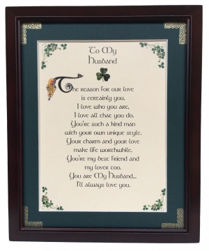 To My Husband - 8x10 Blessing