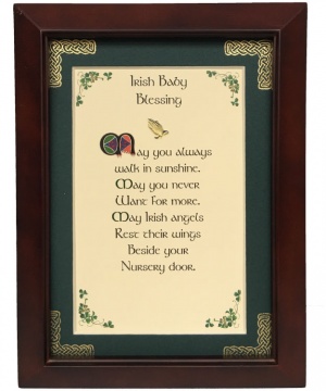 Irish Baby Blessing - May You Always - 5x7