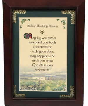  rish Wedding Blessing - May Joy And Peace - 5x7 