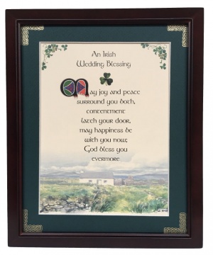 Irish Wedding Blessing - May Joy And Peace - 8x10