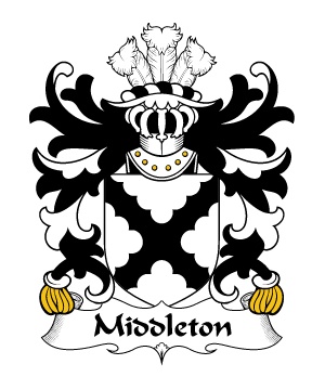 Middleton (Marmaduke Bishop of St. David's) Crest-Coat of Arms