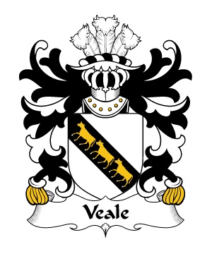 Veale (of St. Fagan's, Glamorganshire) Crest-Coat of Arms